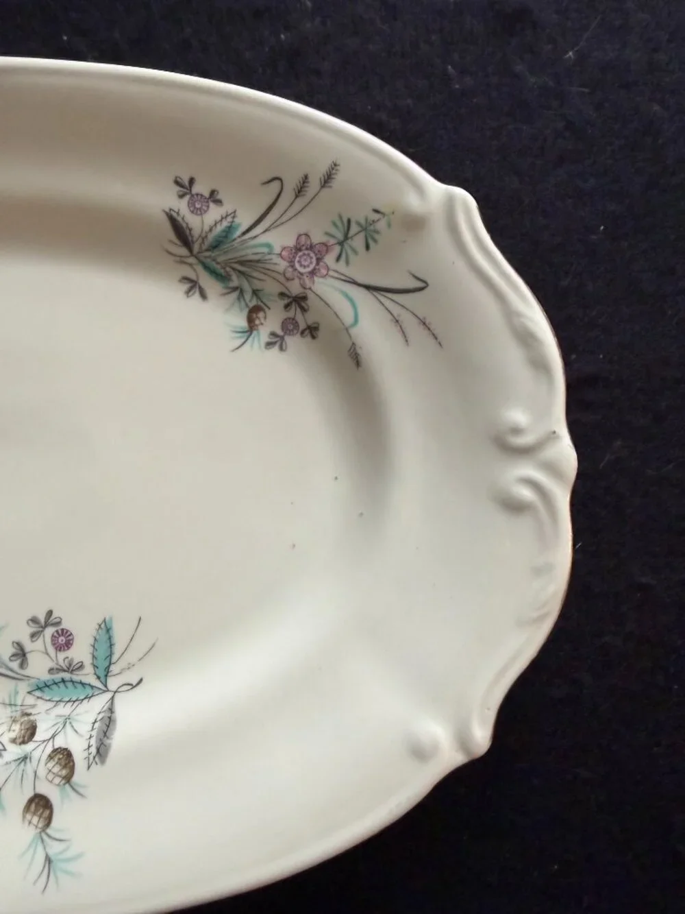 Vintage P.T. Tulowice Mid-Centry Serving Platter